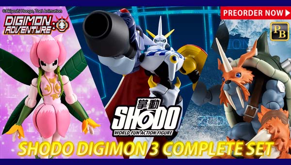 SHODO DIGIMON３ COMPLETE SET. Pre-order are happening now. Order yours. ※この商品の発送は、米国のみとなります。ご了承下さい。