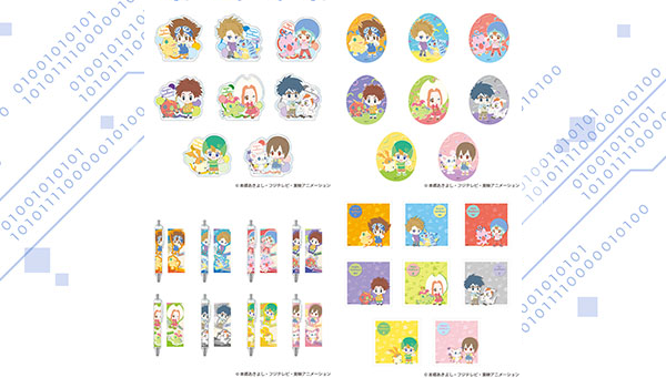 ベルファインより、アクリルバッジなど『デジモンアドベンチャー：』新アイテムが登場！！