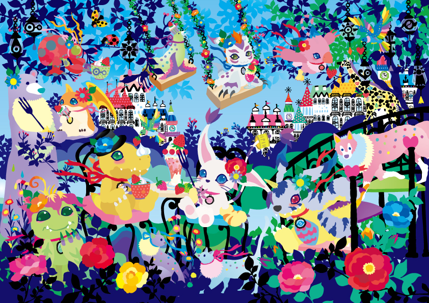 ホラグチカヨ×デジモンのコラボイラストが公開！『デジフェス2021』・プレミアムバンダイにて販売予定！ 
